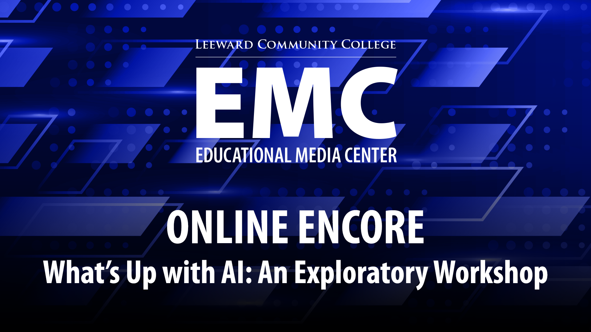 Online Encore – Whatʻs up with AI: An exploratory workshop