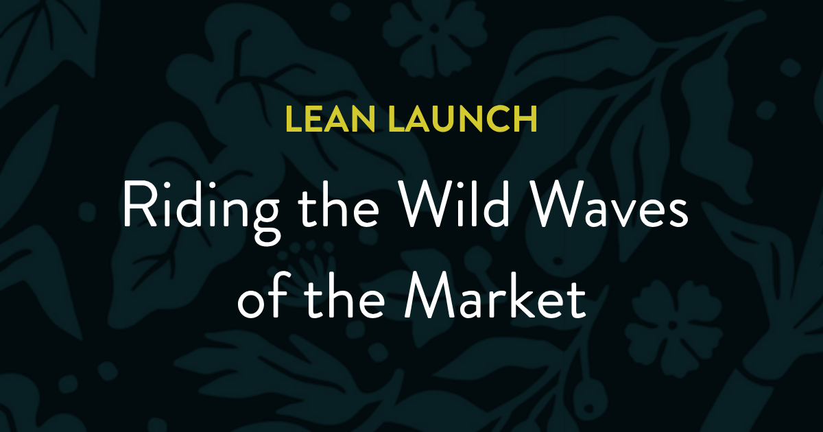 <br />
Lean Launch: Riding the Wild Waves of the Market