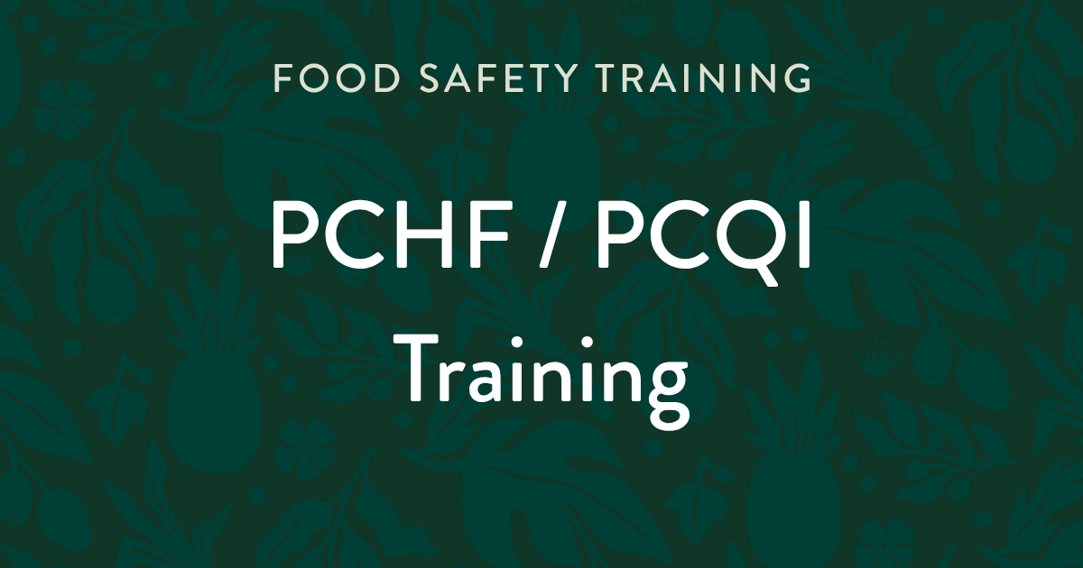 PCHF/PCQI Training